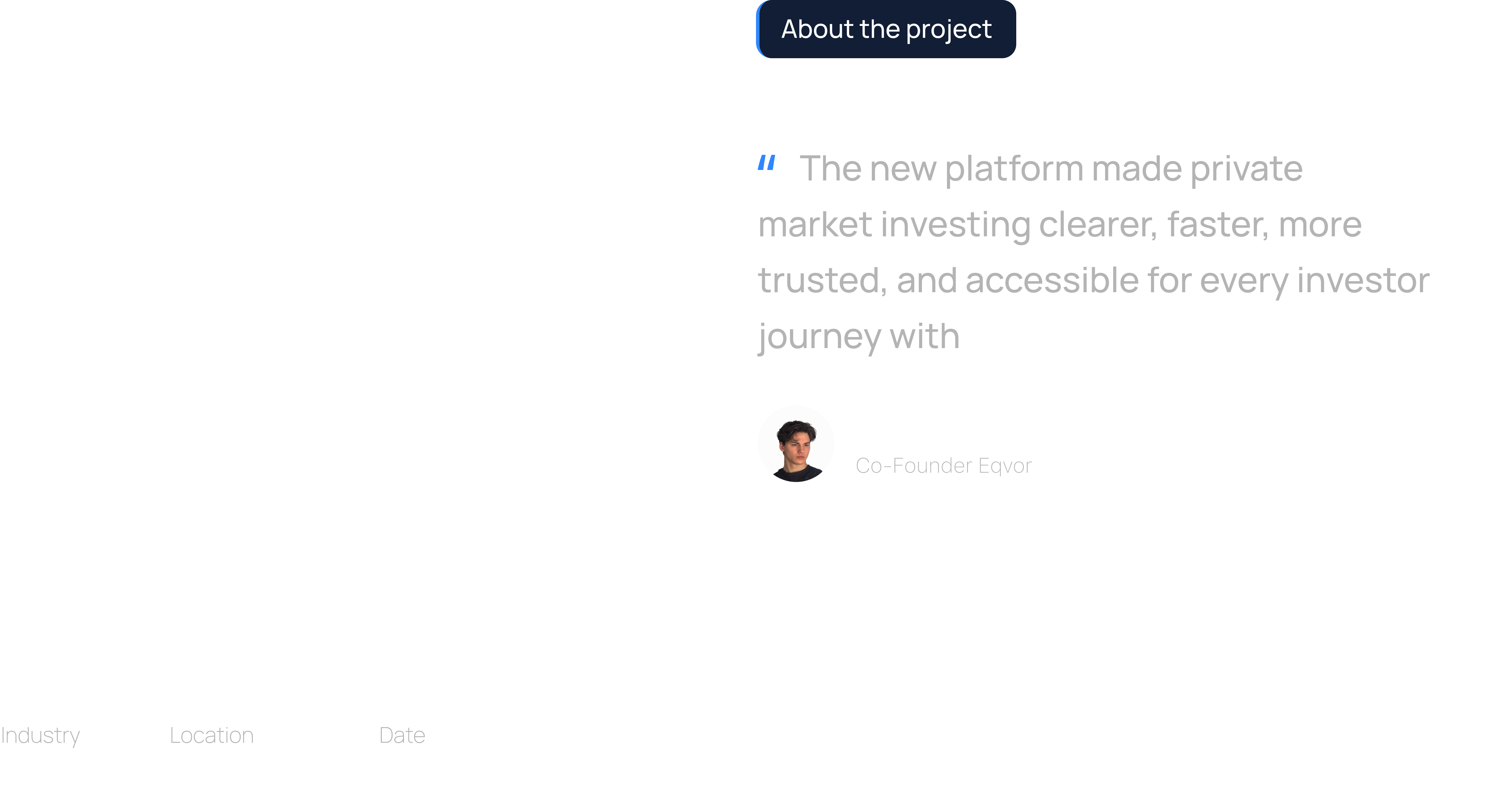 Eqvor — About the project