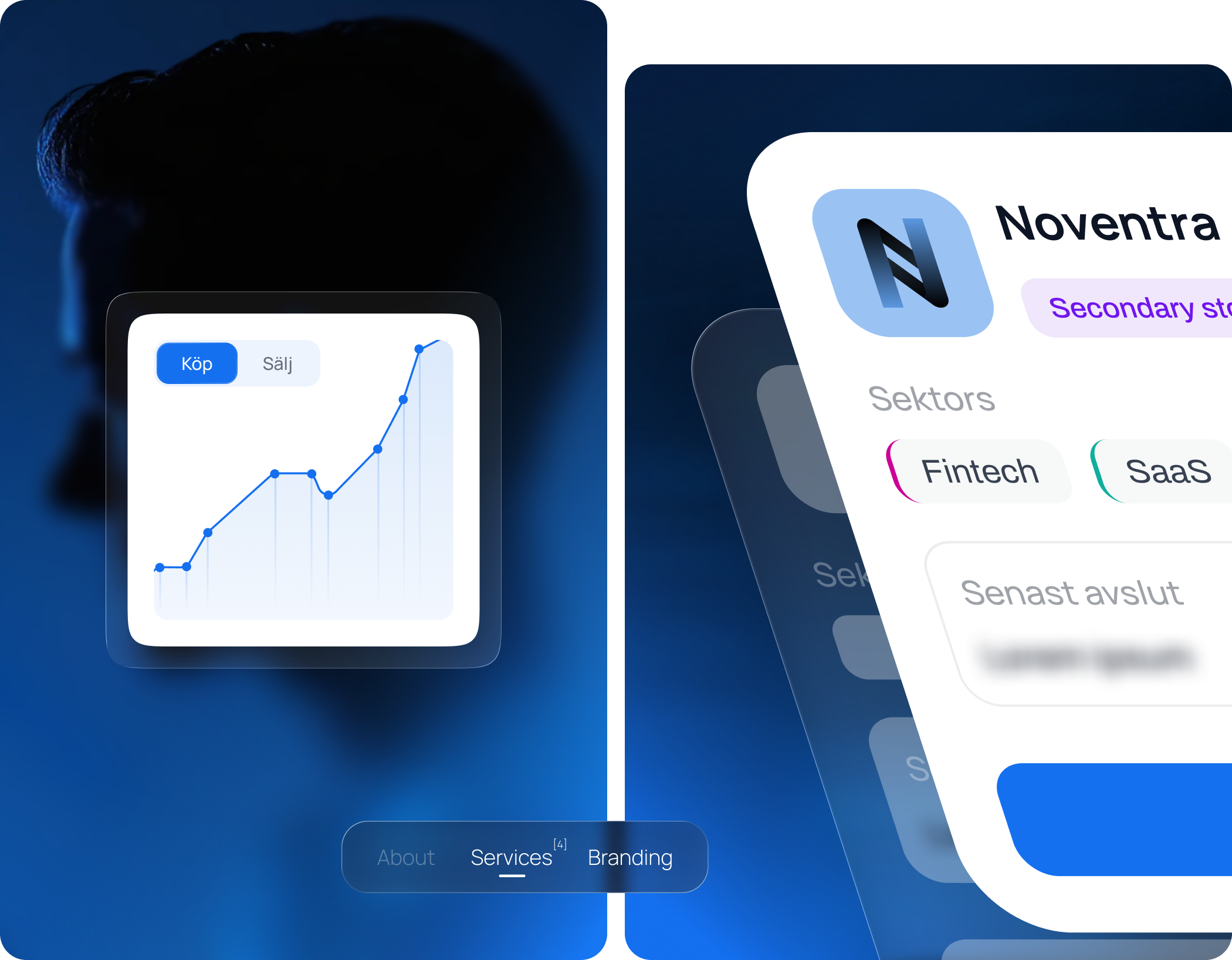 Eqvor — App screens