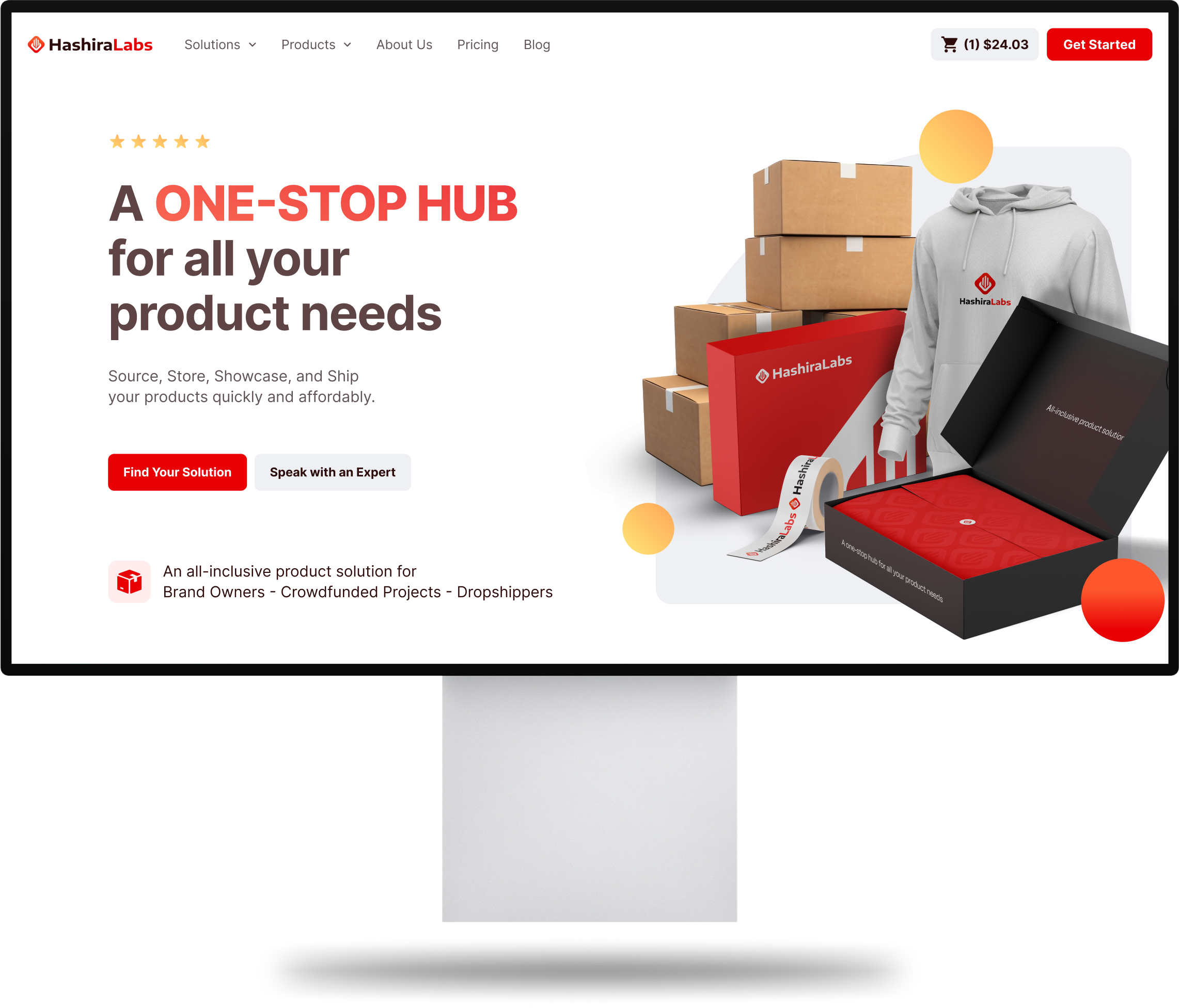 HashiraLabs platform hero