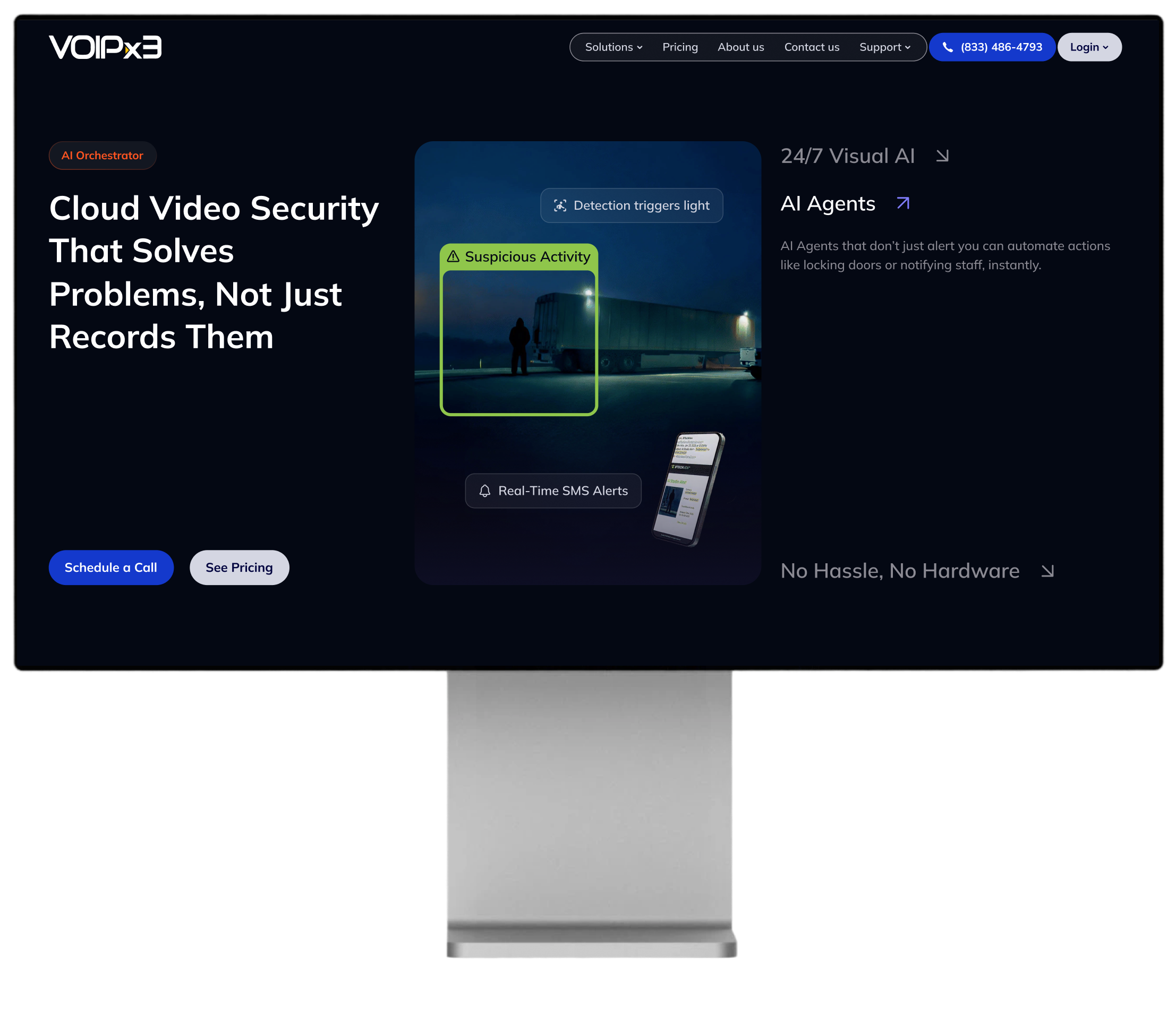 Cloud Video Security mockup
